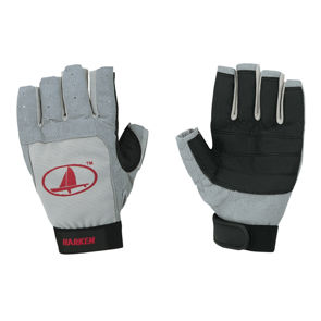 GLOVES-3/4 FINGER GRAY