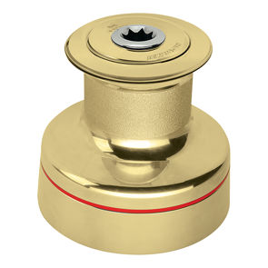WINCH-35 2SPD PLAIN TOP POLISHED BRONZE