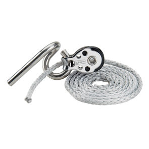 CLEW HOOK-DINGHY W/16MM BLK