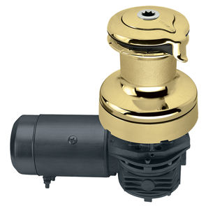 WINCH-RADIAL 3 SPD ST ELEC POL BRONZE 12V HORIZ LEFT 3 BOXES