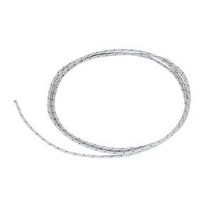 LINE-2MM x 4ft MAXIBRAID PLUS GREY W/SGL BLACK TRACER