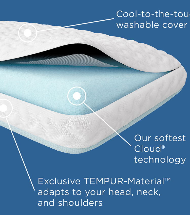 Tempur-Pedic TEMPUR-Adapt® Cloud + Cooling Pillow | Mattress Firm