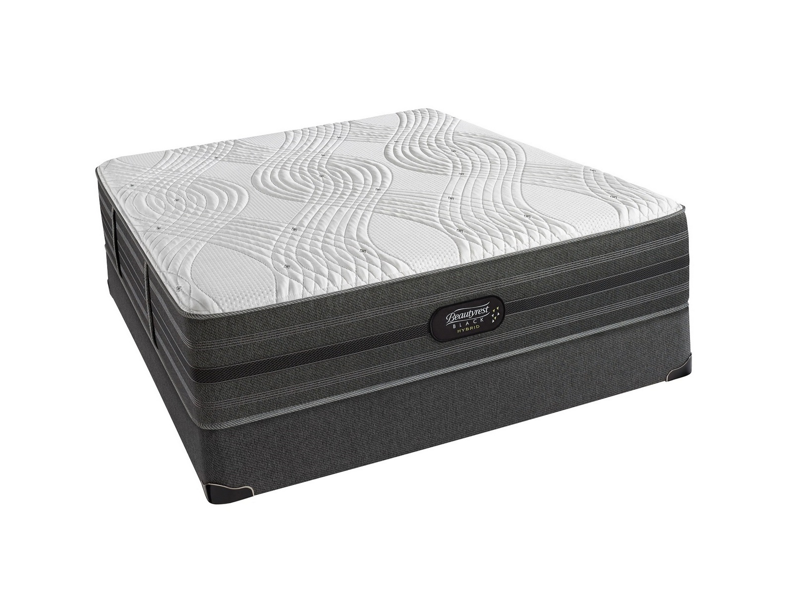 V000063693 Beautyrest Queen Mattress Hybrid Plush Black