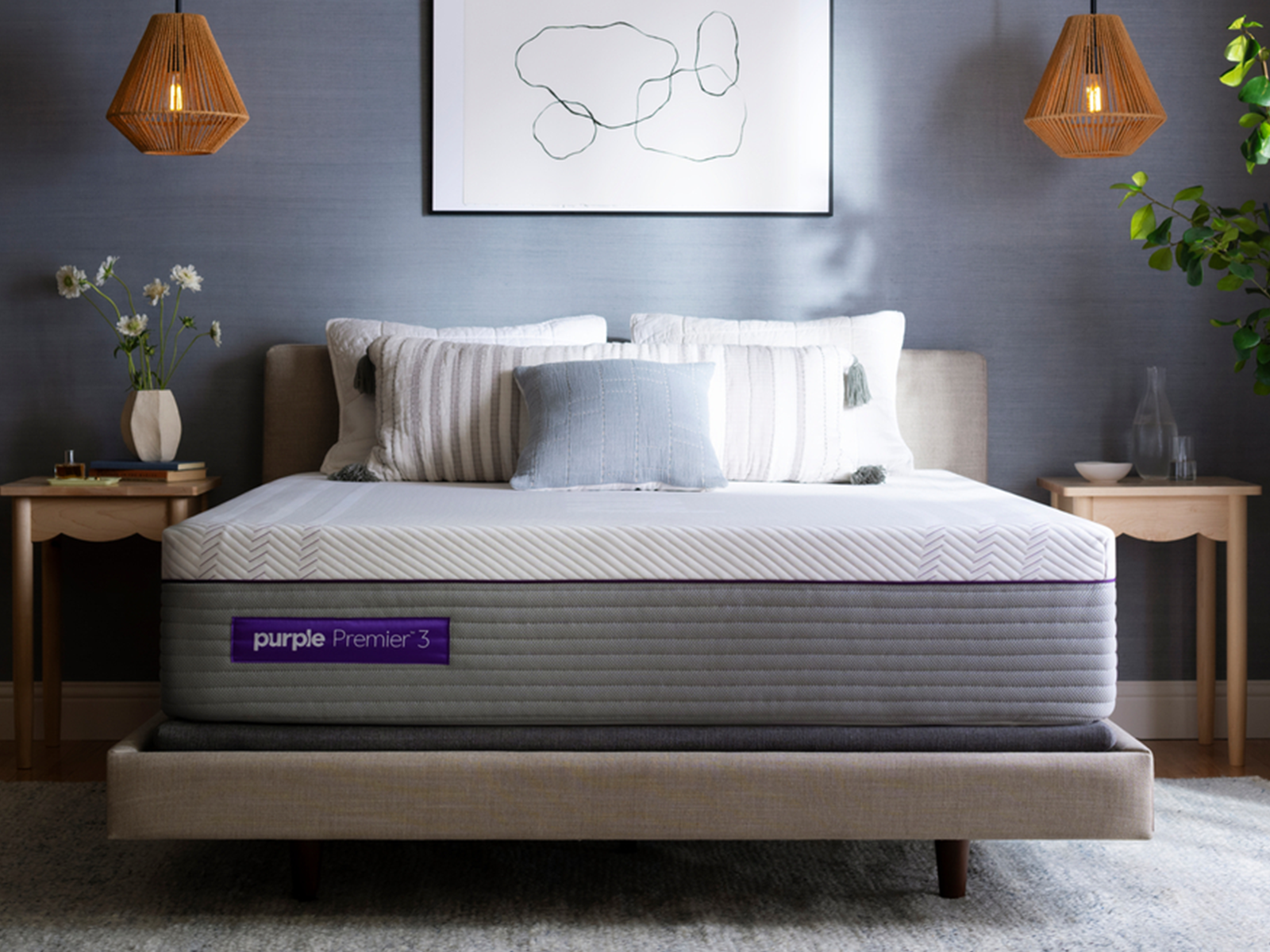 Purple Queen Mattress Hybrid Premier 4" Grid Promo Code Take