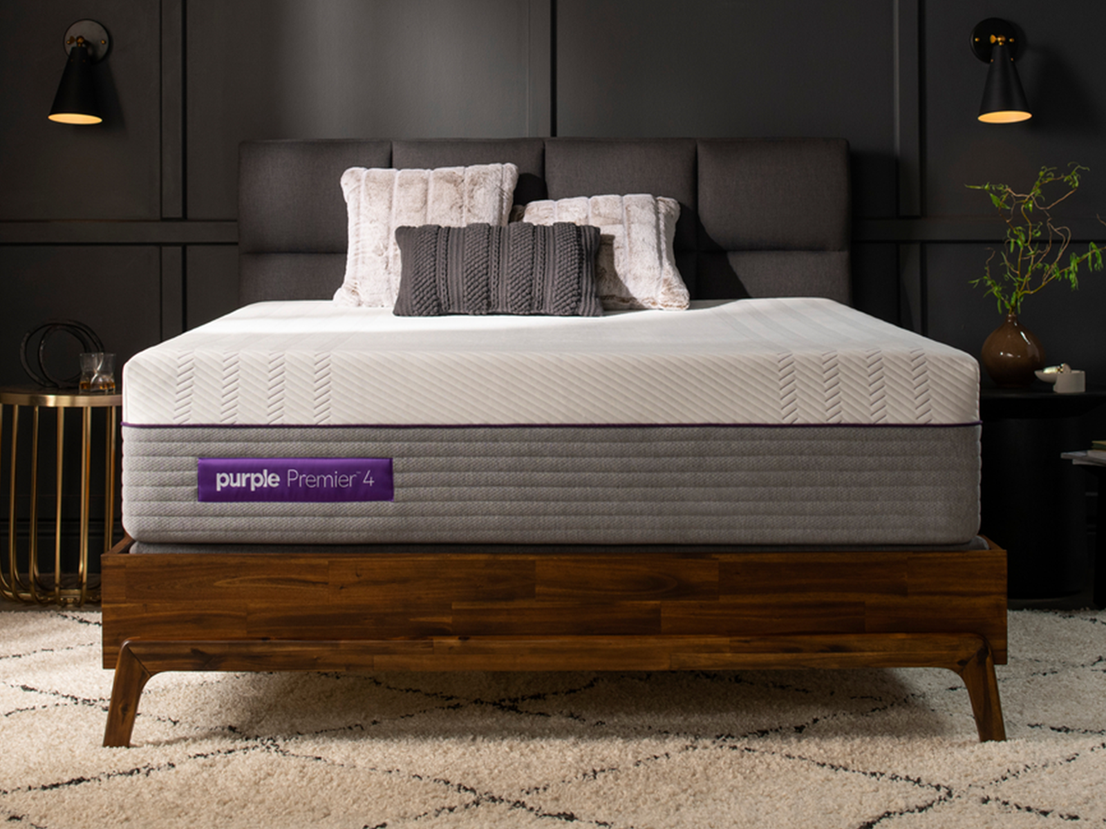 V000223299 Purple Full Mattress | Hybrid Premier | 4 Grid sku V000223299