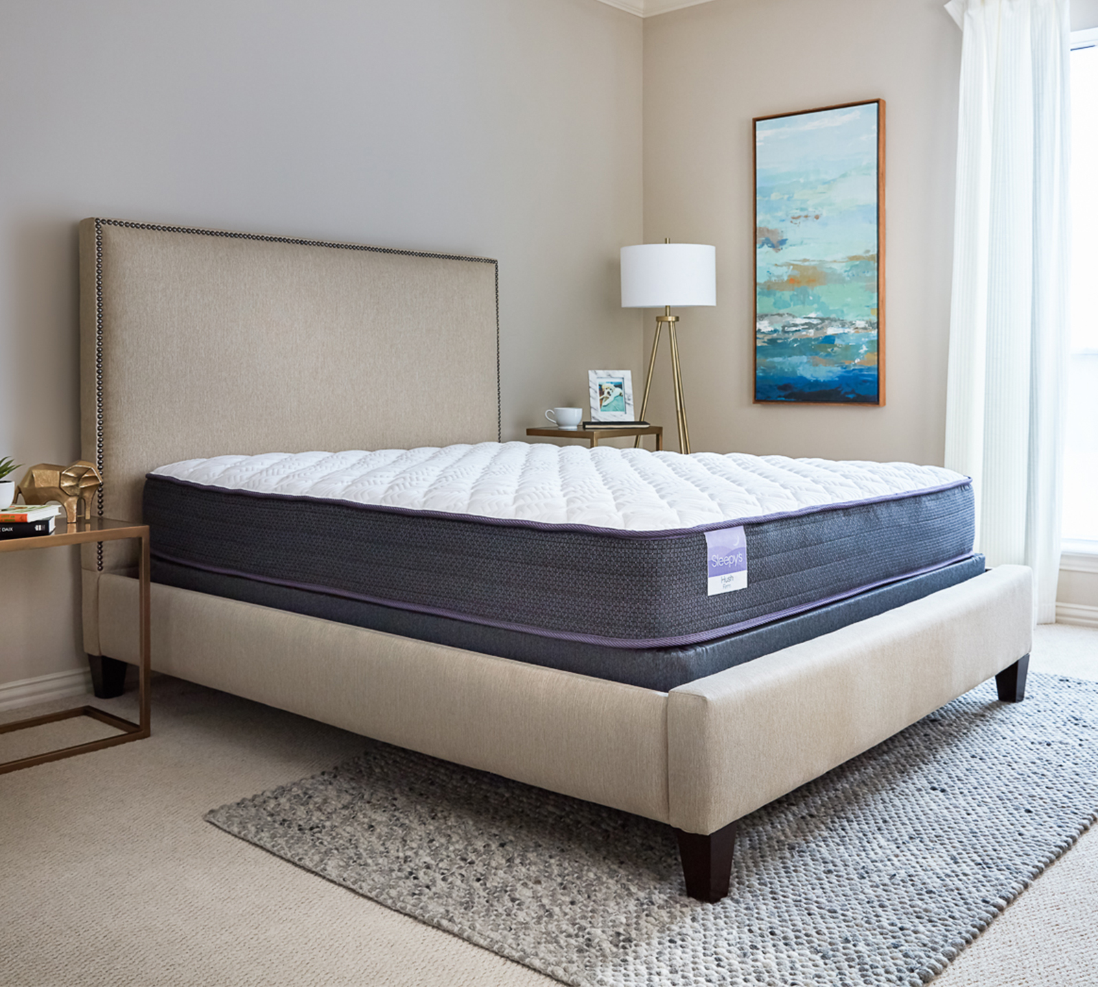 Sleepys Full Mattress | Encased Coil | Firm | Hush 10