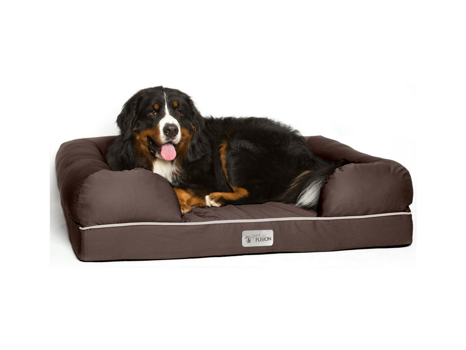 PetFusion Small Ultimate Dog Bed with Orthopedic Memory Foam | Brown