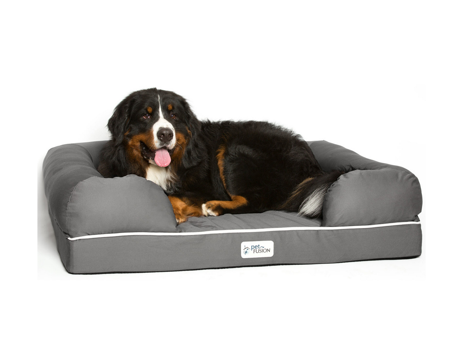 PetFusion Extra Large Ultimate Dog Bed with Orthopedic Memory Foam | Brown