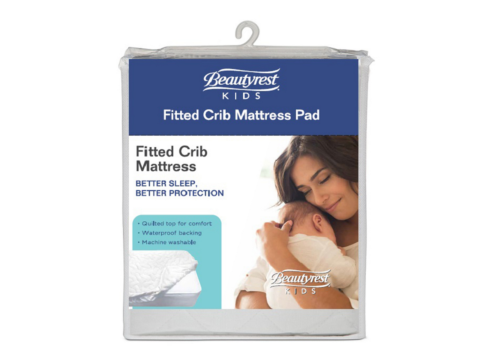 Beautyrest Waterproof Fitted Crib Mattress Protector