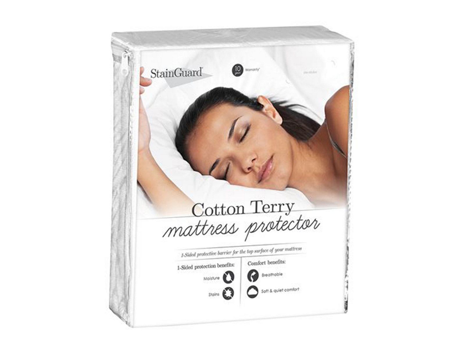 PureCare California King StainGuard Cotton Terry Mattress Protector