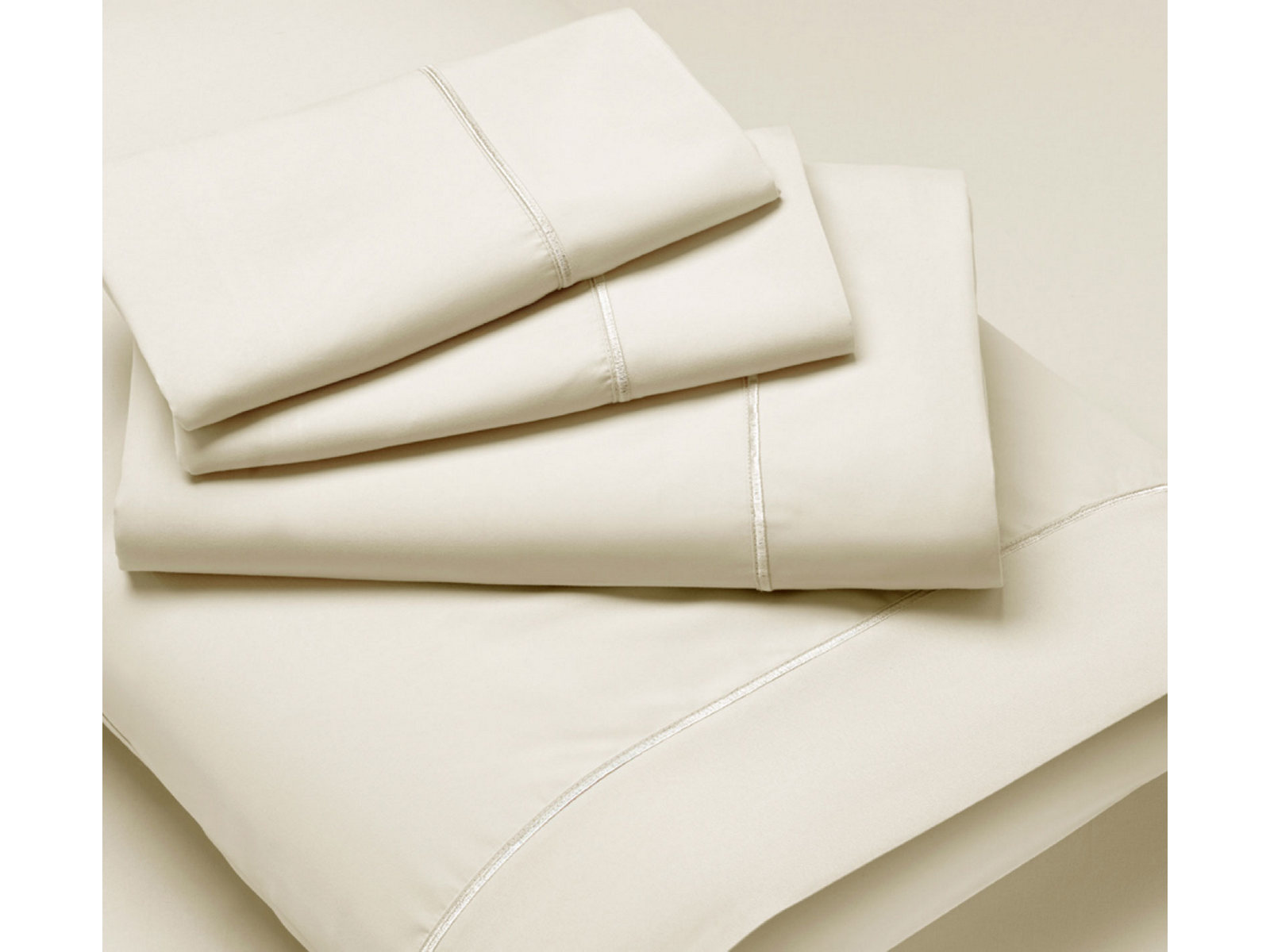 PureCare California King Luxury Microfiber Wrinkle Resistant Sheet Set | Ivory