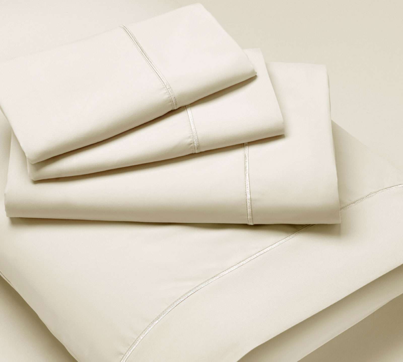 PureCare Full Luxury Microfiber Wrinkle Resistant Sheet Set | Ivory