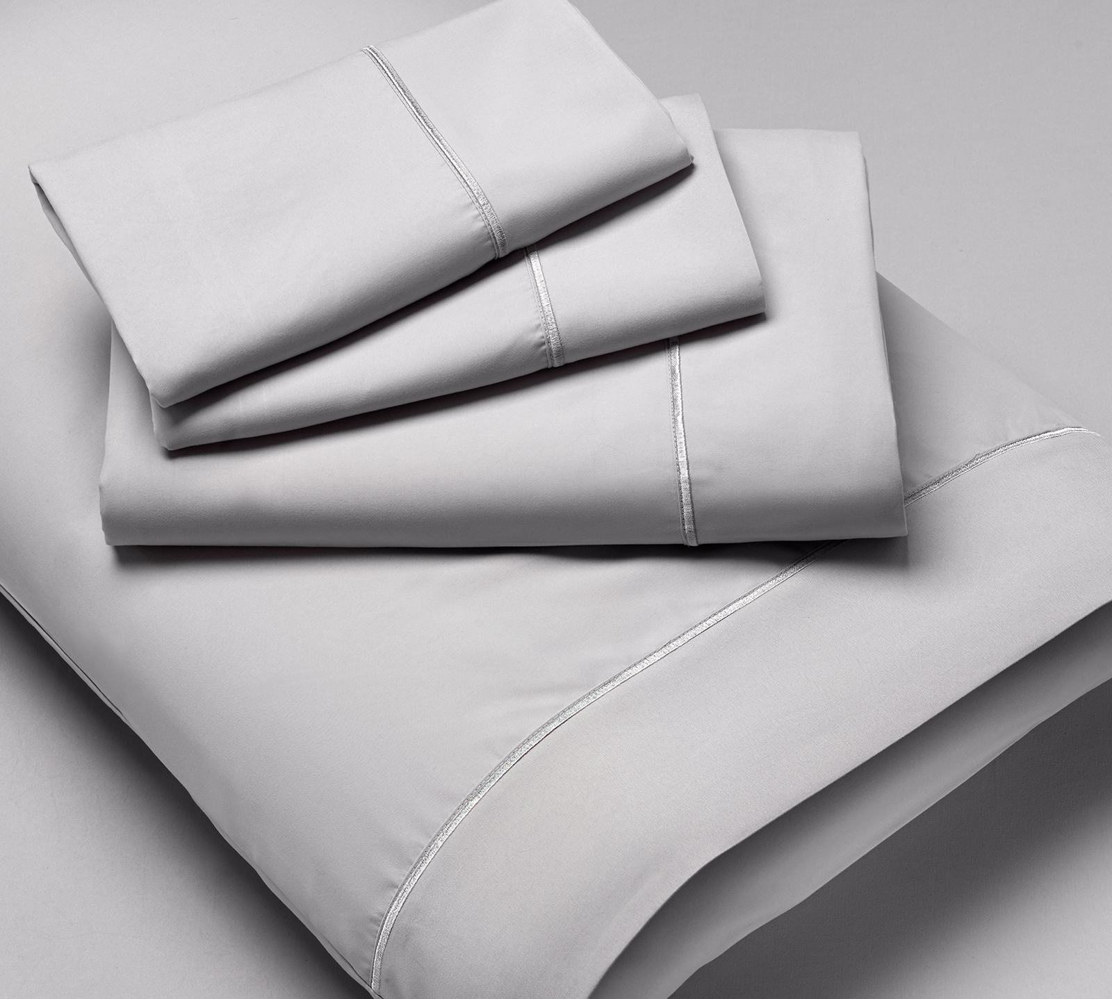 PureCare King Microfiber Pillowcase Set | Dove Gray