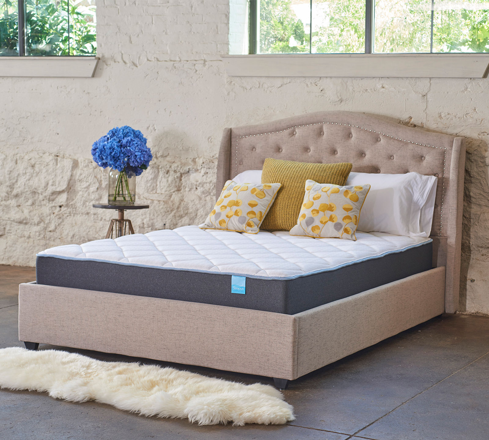 V000227021 Sleepys Twin Mattress | Quilted Gel Foam | Medium  sku V000227021