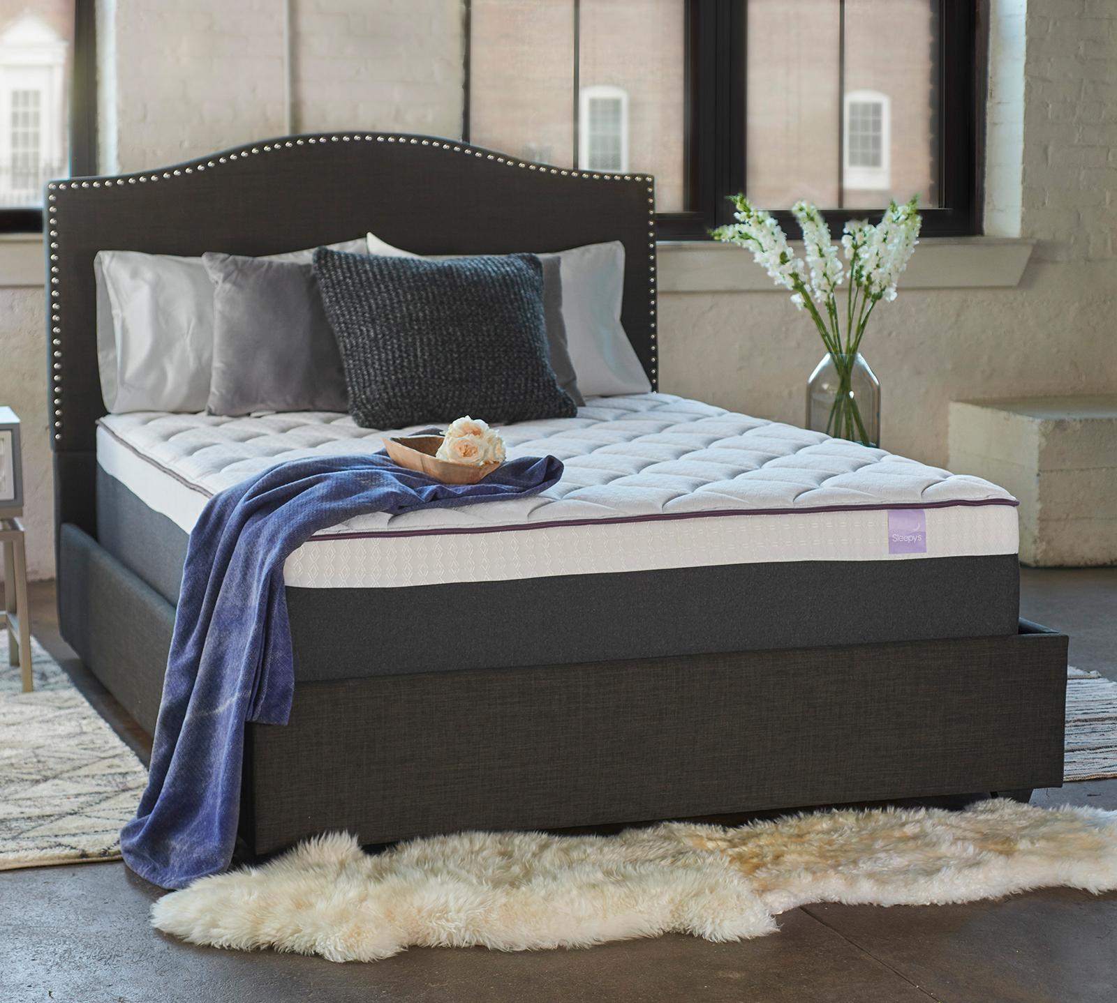 V000227046 Sleepys Twin Extra Long Mattress | Quilted Gel Mem sku V000227046