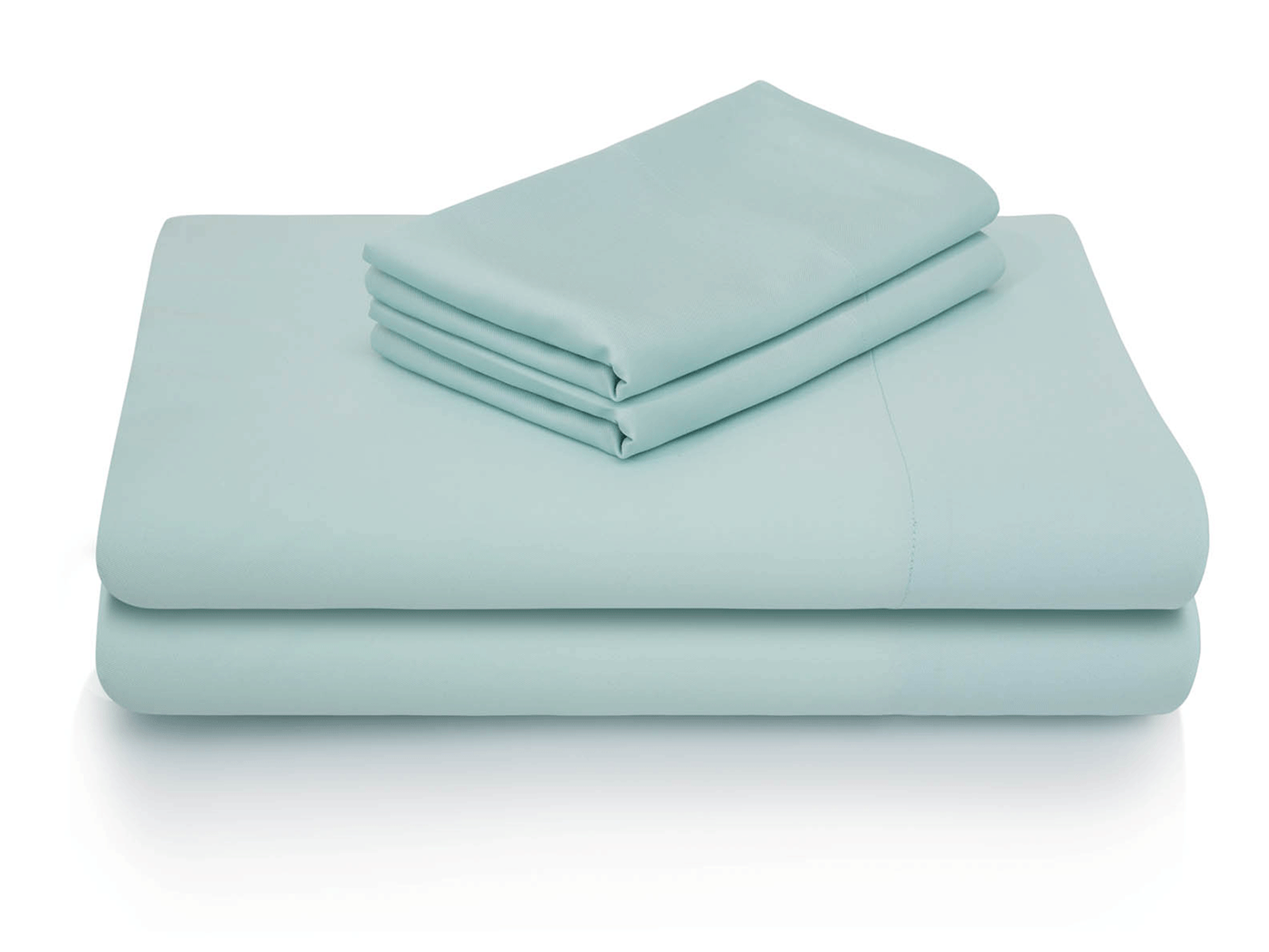 Malouf California King Woven Rayon Bamboo Sheet Set | Rain