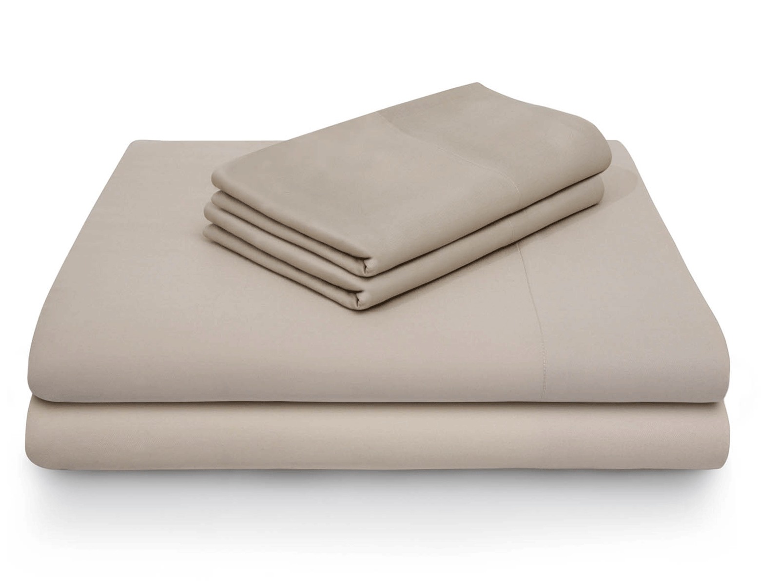 Malouf Split King Woven Rayon Bamboo Sheet Set | Driftwood