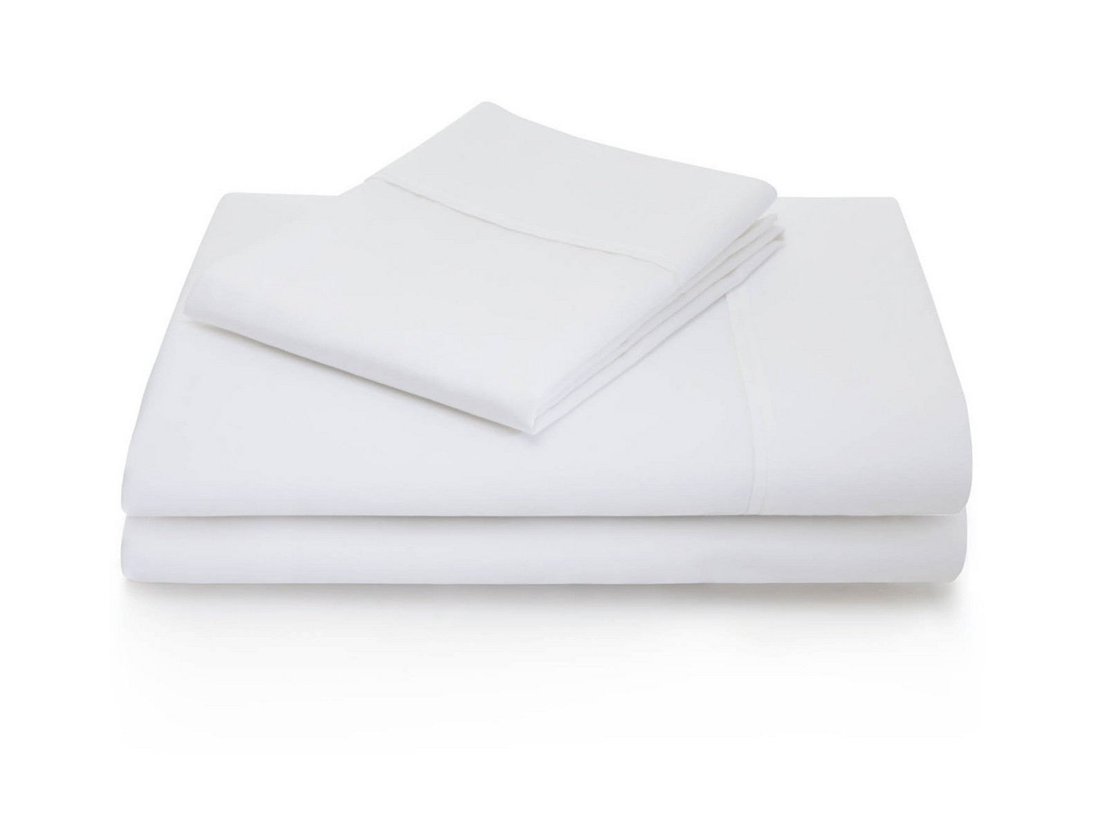 Malouf California King Woven 600 Thread Count Cotton Blend Sheet Set | White