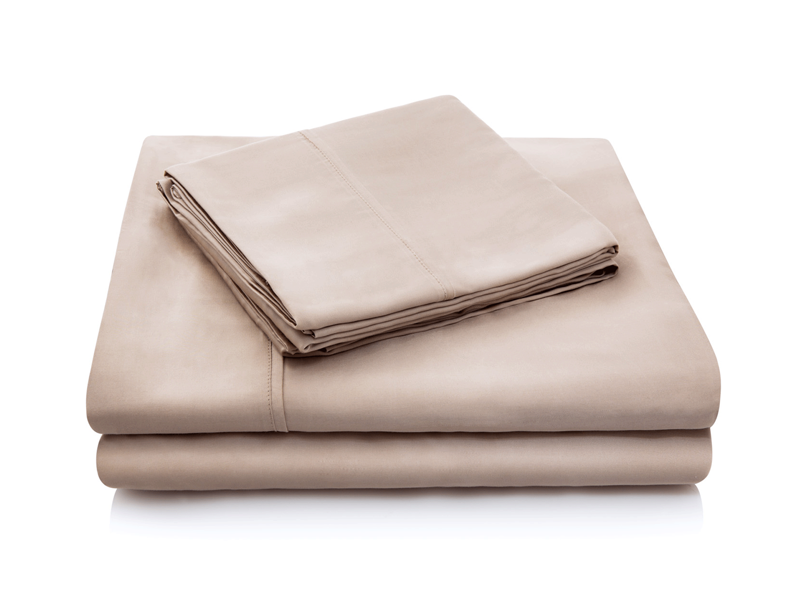 Malouf California King Woven Tencel Sheet Set | Ecru