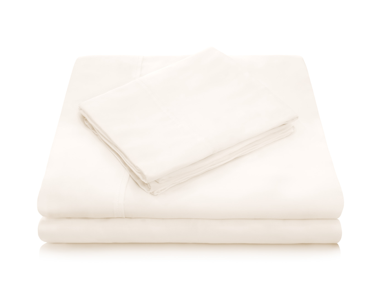 Malouf California King Woven Tencel Sheet Set | Ivory