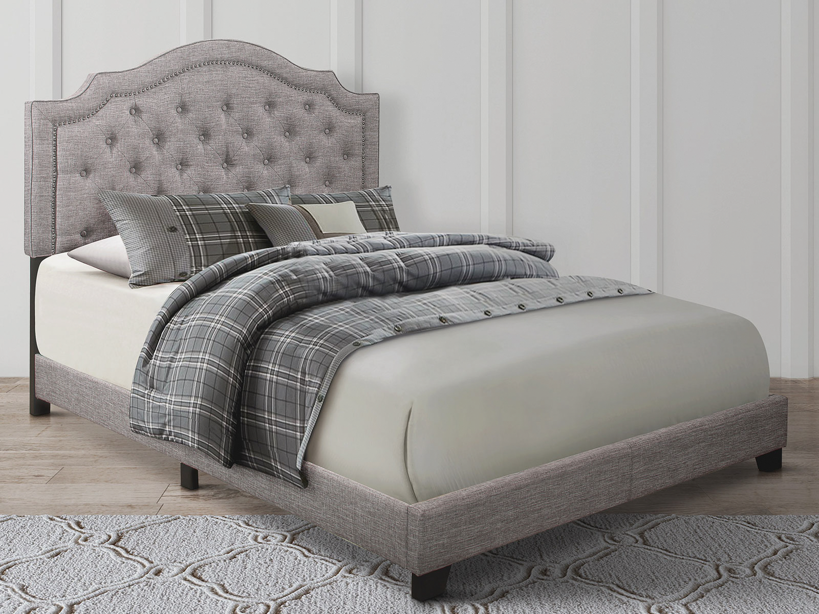 V000228726 Homelegance Queen Harley Bed Sets | Grey sku V000228726