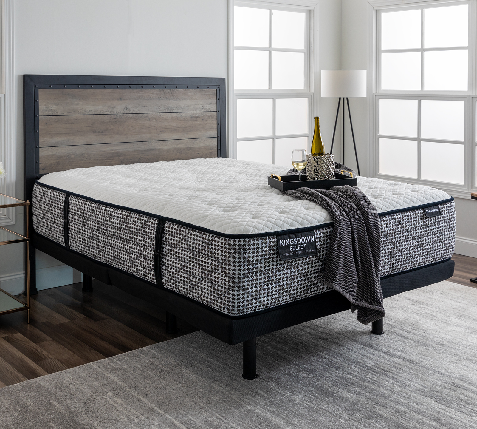 V000228937 Kingsdown Select Full Mattress | Firm | Chardonnay sku V000228937