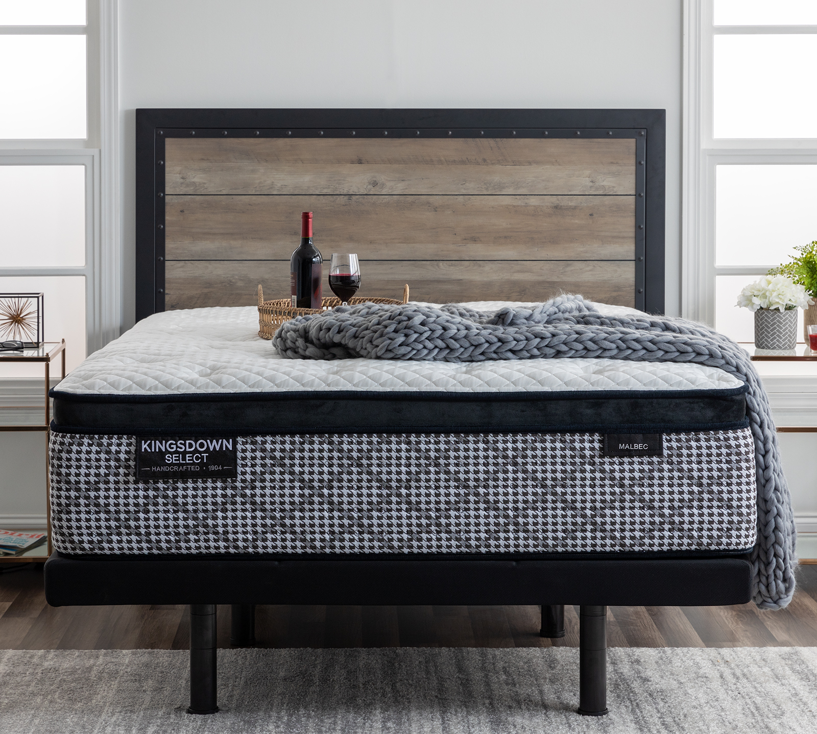 Kingsdown Select Full Mattress | Plush | Malbec 14.5