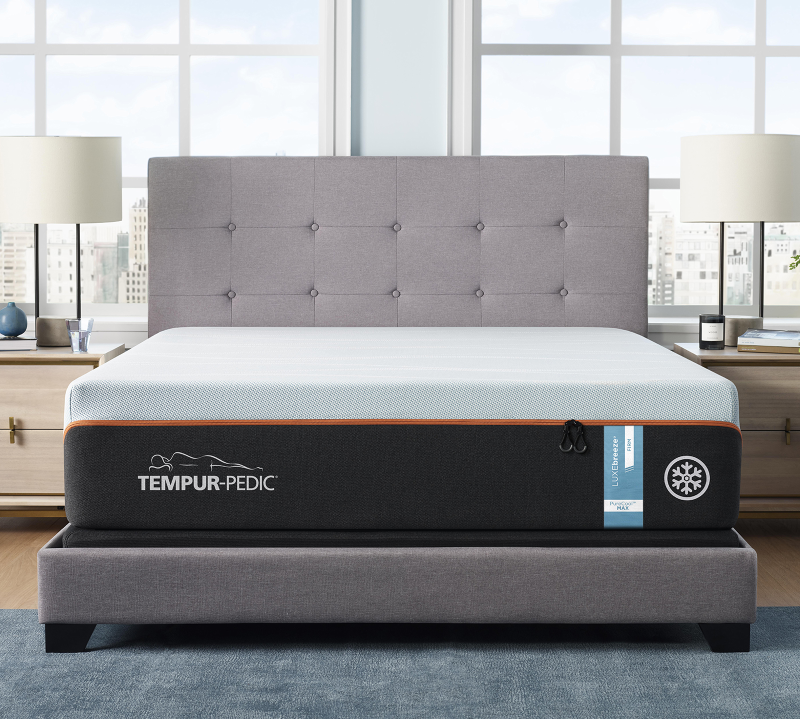 V000246928 Tempur-Pedic Queen Mattress | Firm | TEMPUR-LUXEbr sku V000246928