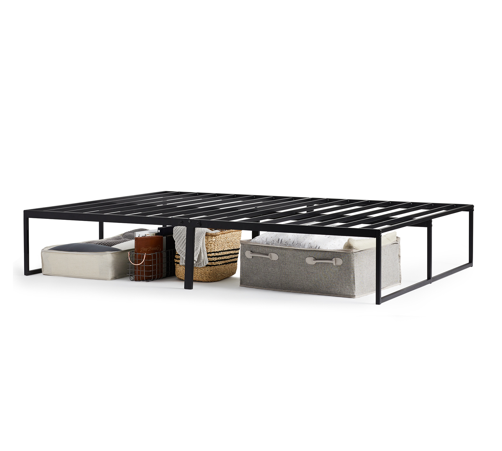 Malouf Platform Bed Frame | Twin Extra Long | Modern Metal Frame