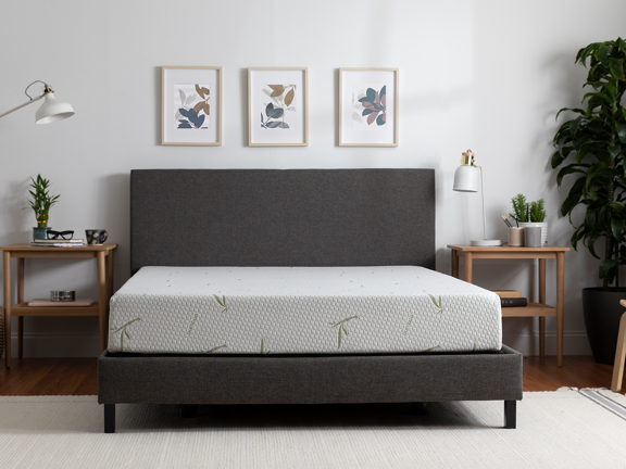 Bamboo 8" Medium Green Tea Memory Foam Mattress