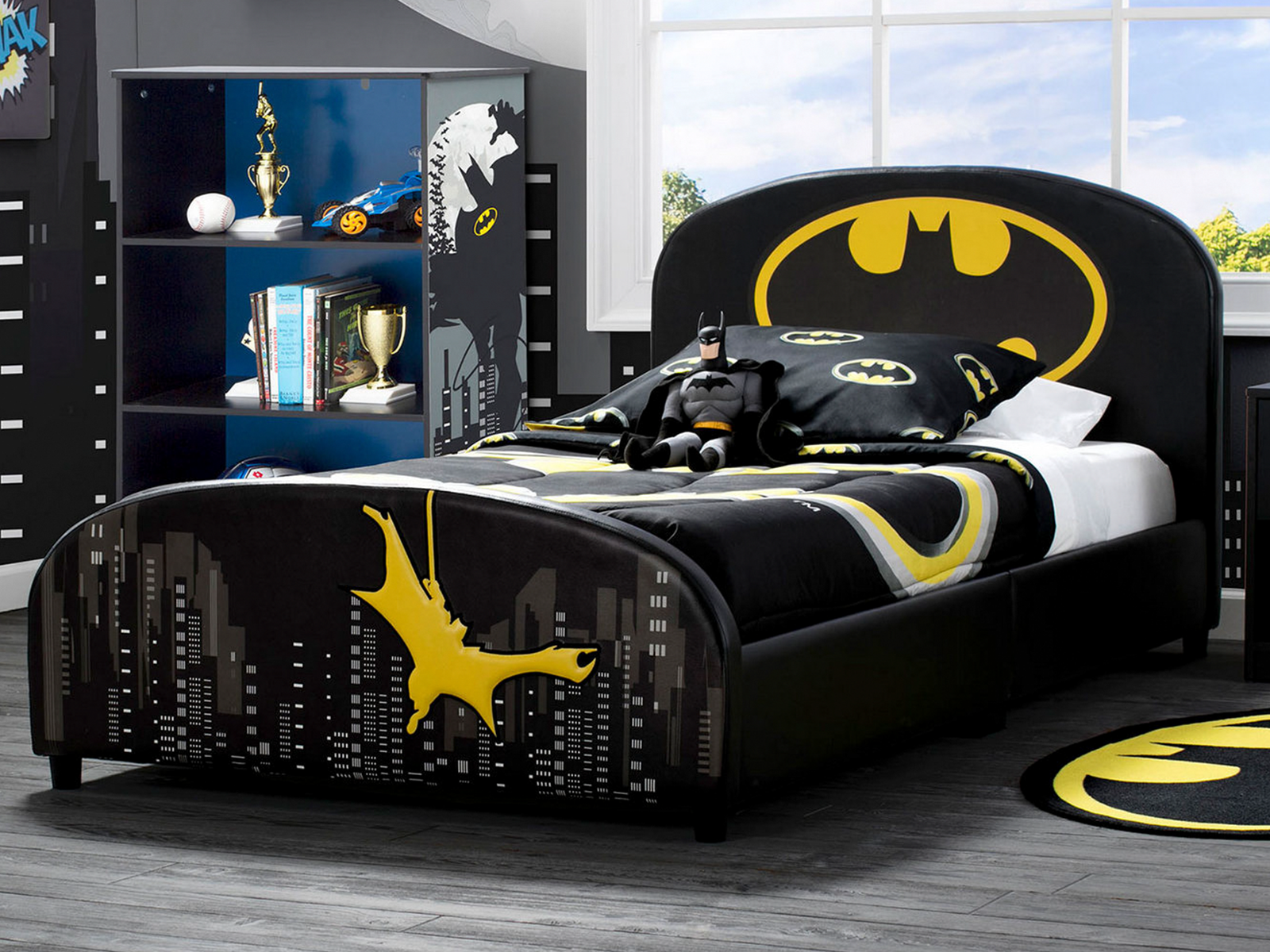 V000253671 Delta Children Batman Bed | Twin | Upholstered sku V000253671