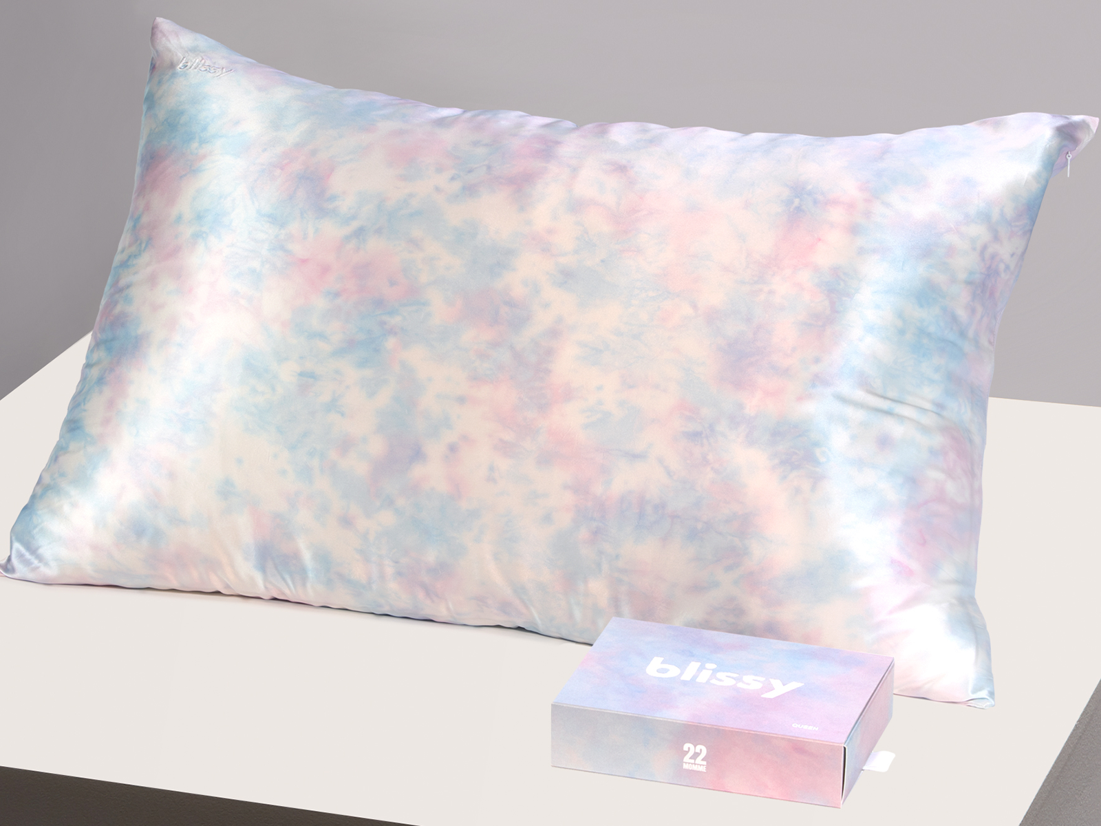 Blissy Standard 100% Mulberry Silk Pillowcase | Tie Dye