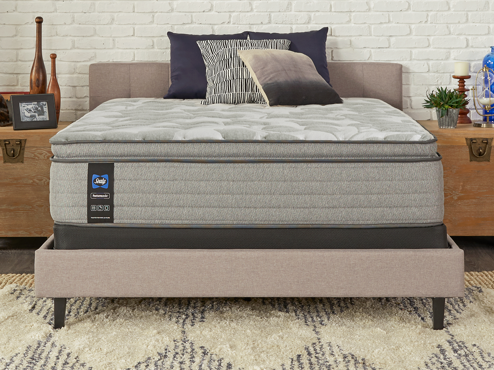 Sealy Posturepedic Silver Pine 15 Medium Euro Top Mattress MattressFirm