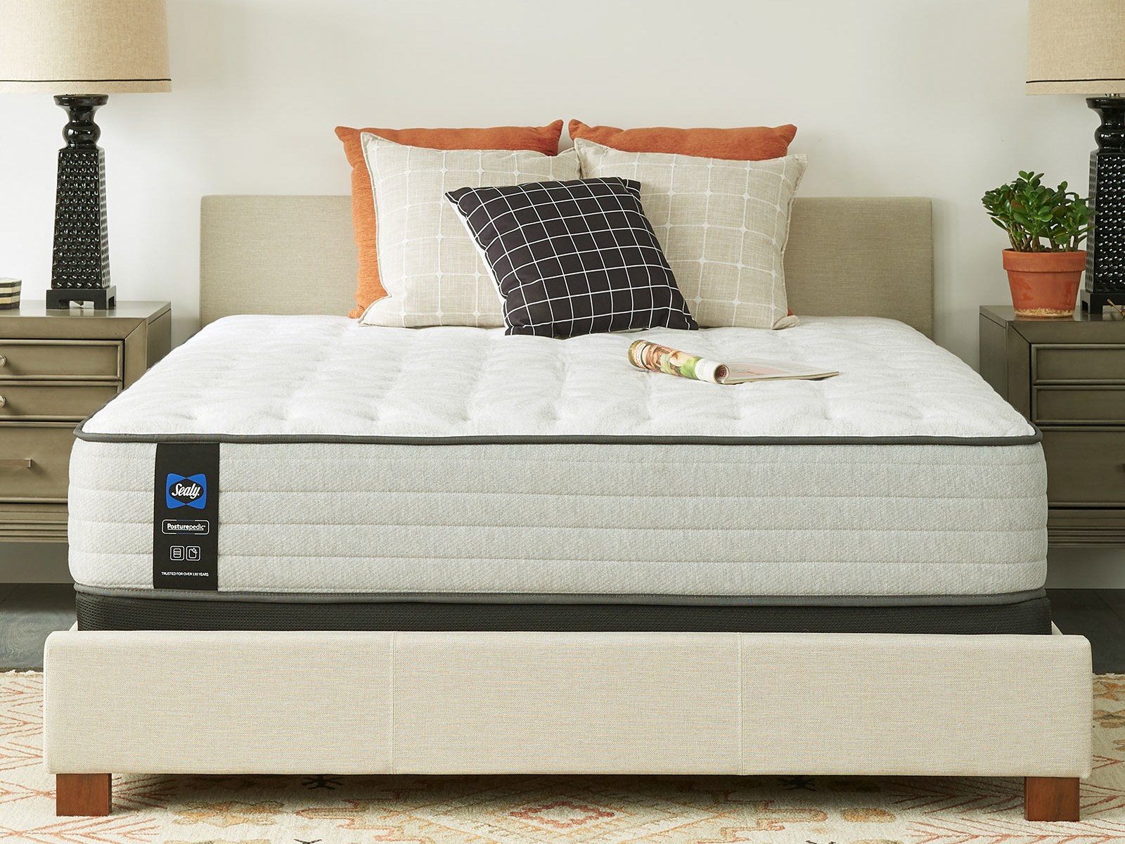 Sealy California King Mattress | Posturepedic | Plush | Summer Rose 12