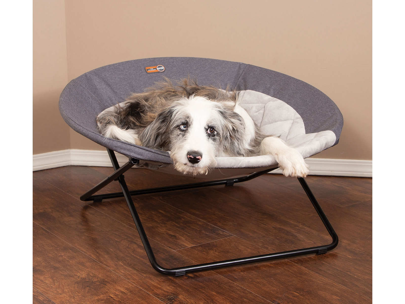 K and H Pet Products Large Elevated Cozy Cot | Gray
