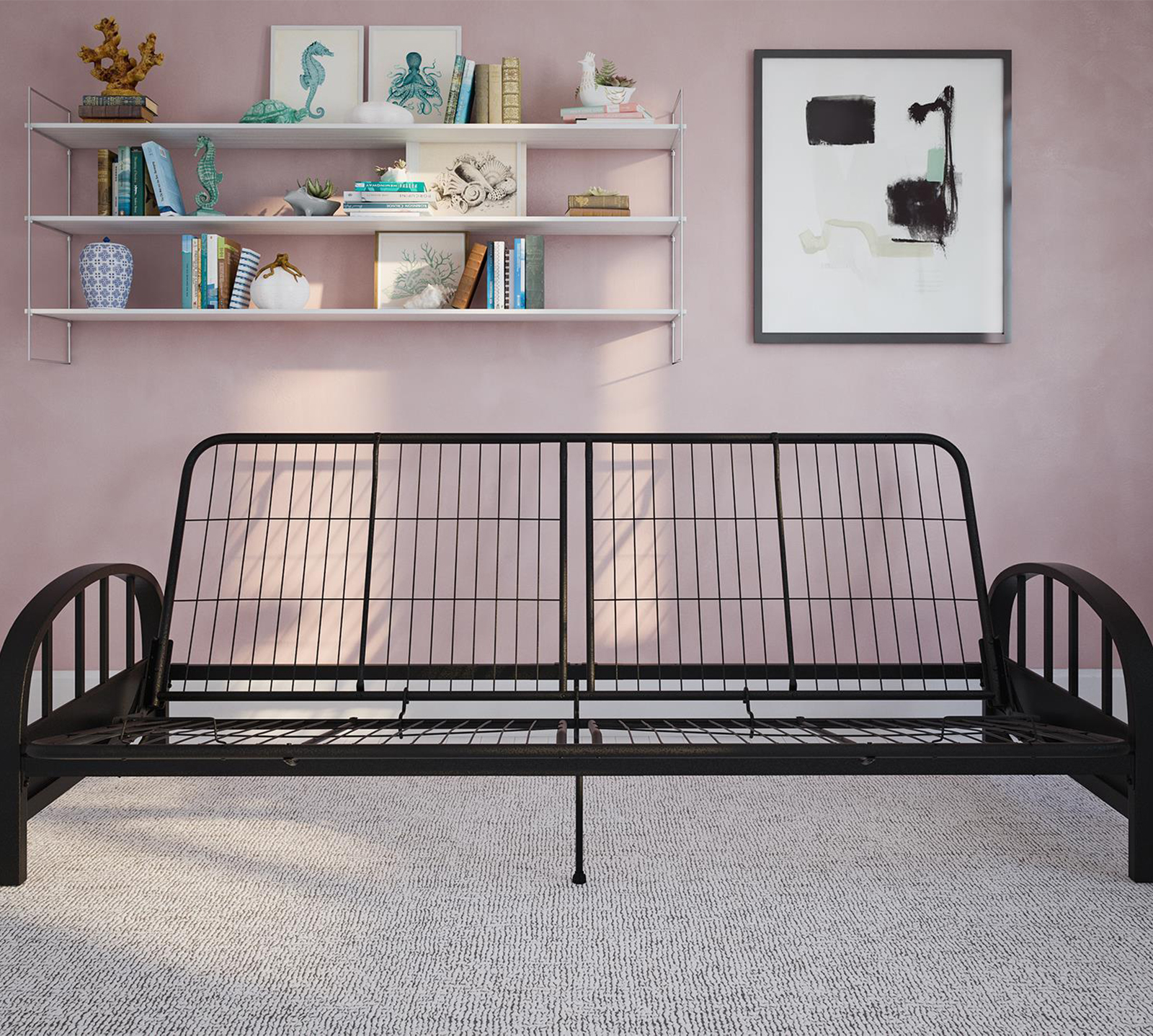 Atwater Living Futon Frame | Alex | Black