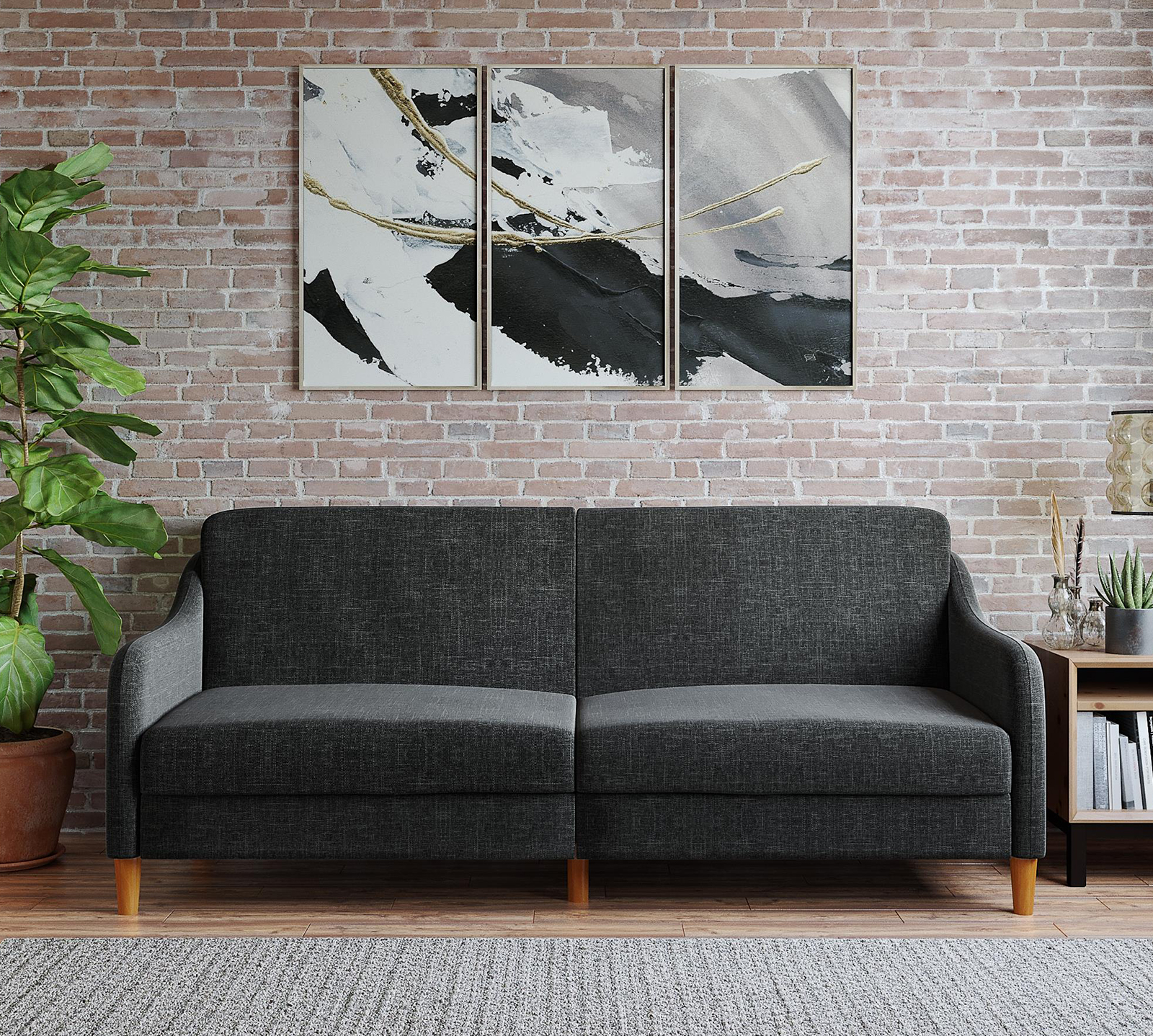 V000256251 Atwater Living Jodi Linen Futon sku V000256251