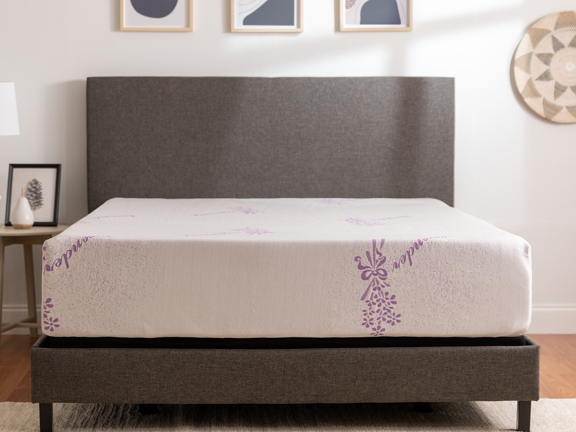 Lavender 12" Plush Memory Foam Mattress
