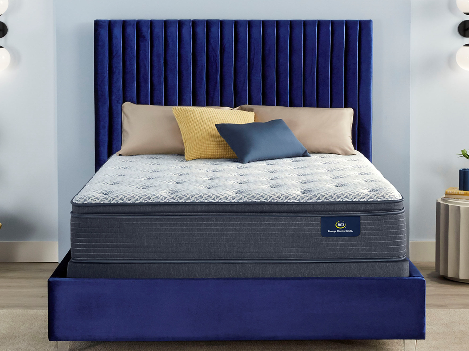 Serta Twin Extra Long Mattress | Pillow Top | Plush | Azure Bay 12