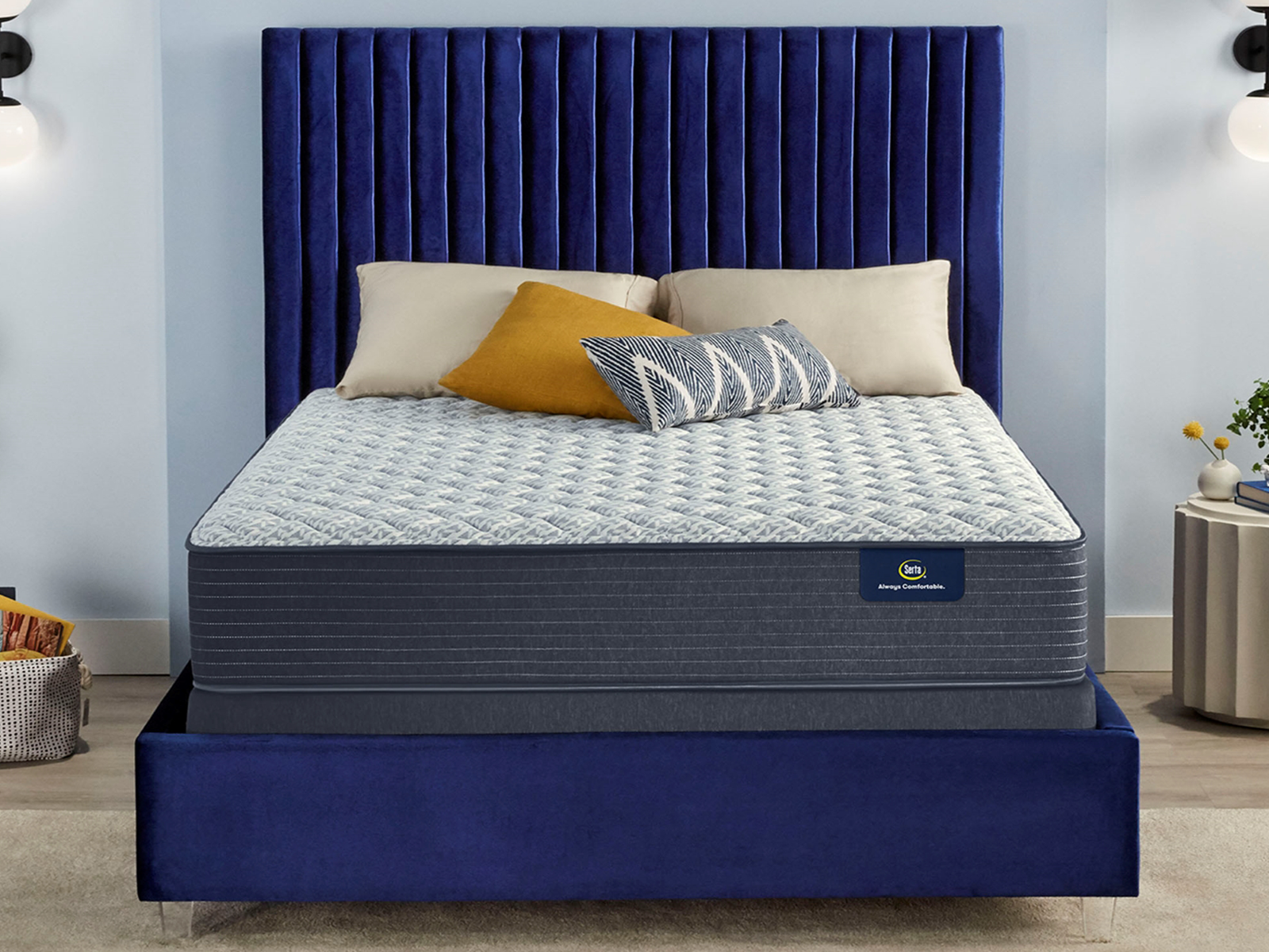 V000257217 Serta California King Mattress | Firm | Azure Bay  sku V000257217