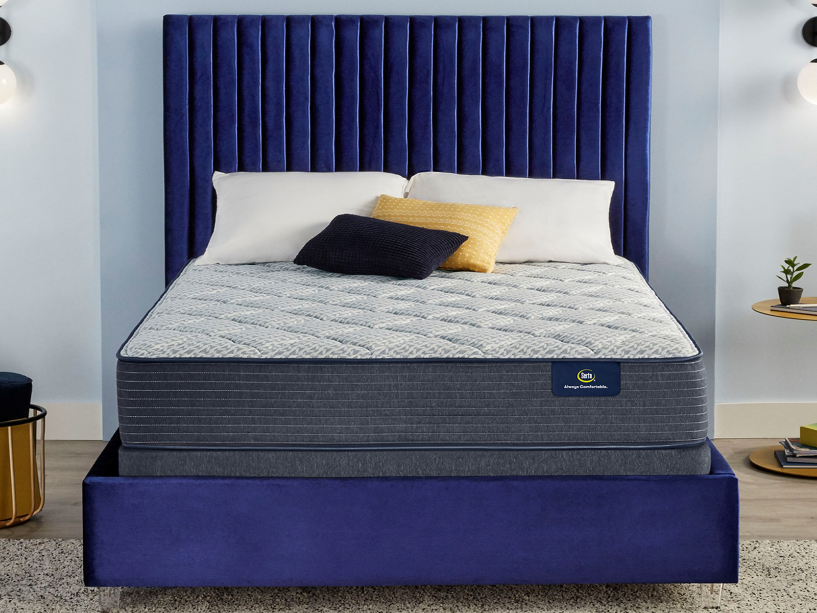 V000257233 Serta Twin Mattress | Medium Firm | Azure Bay 12 sku V000257233