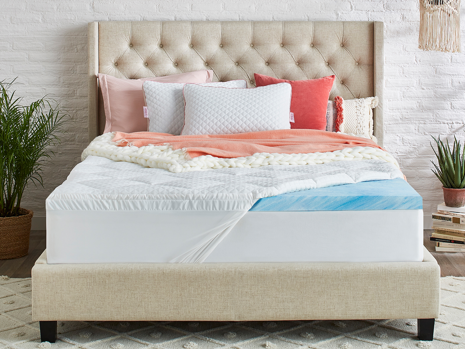 nue by Novaform King Mattress Topper | Gel Memory Foam | Plush 3