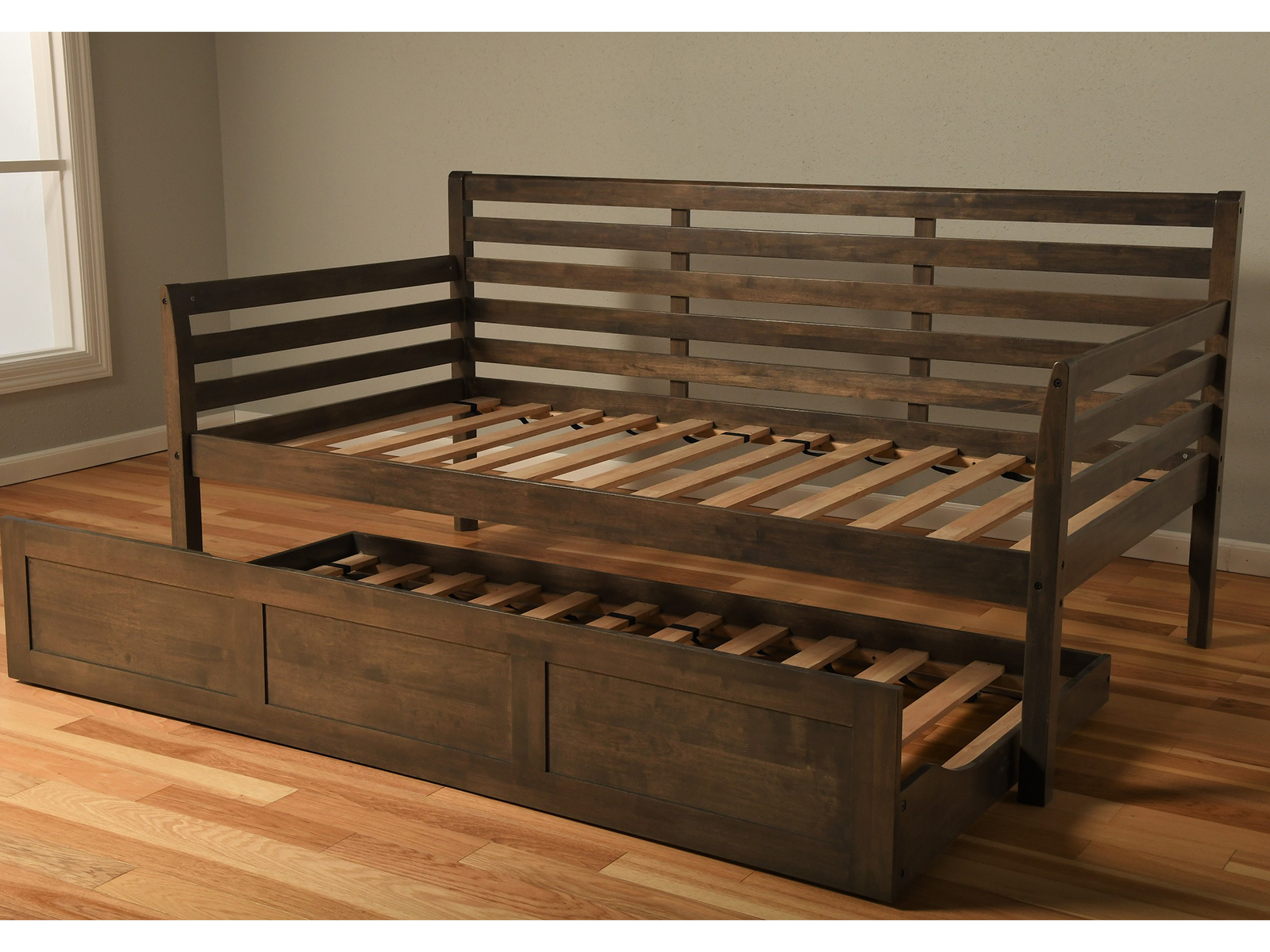 V000258053 Kodiak Boho Daybed w/ Trundle | Rustic Walnut sku V000258053