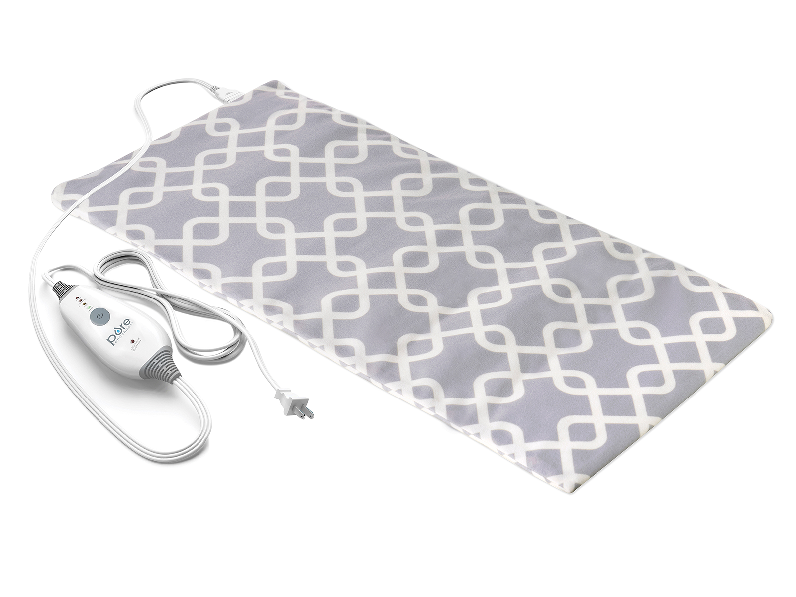 Pure Enrichment Heating Pad | PureRelief Express Designer Series | Gray