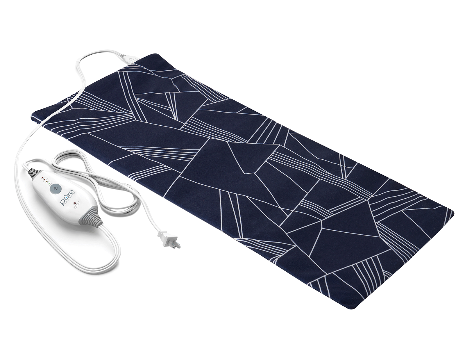 Pure Enrichment Heating Pad | PureRelief Express Designer Series | Navy