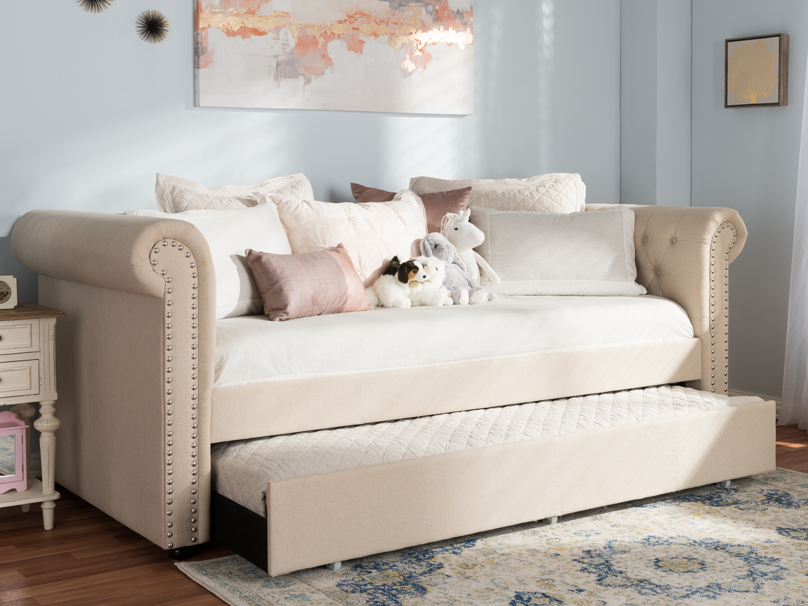 Mabelle Modern & Contemporary Trundle Daybed