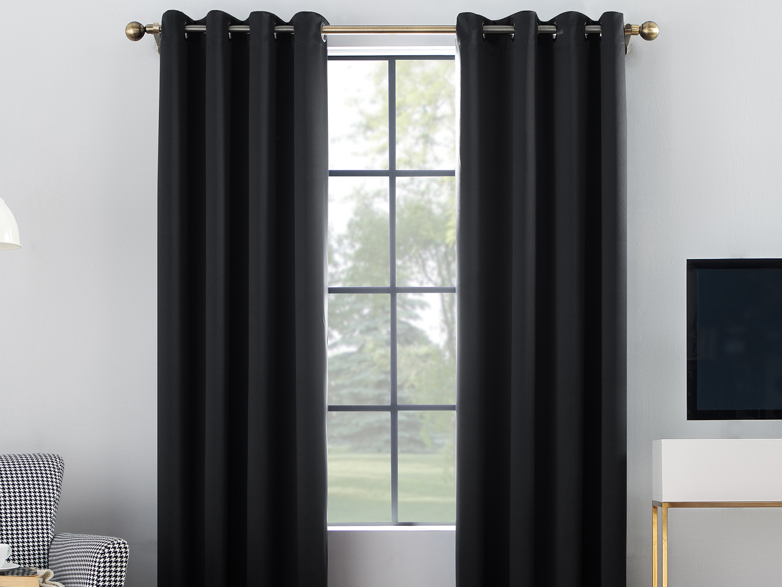 V000259765 Sun Zero Blackout Window Curtain Set | 52X95 | Osl sku V000259765