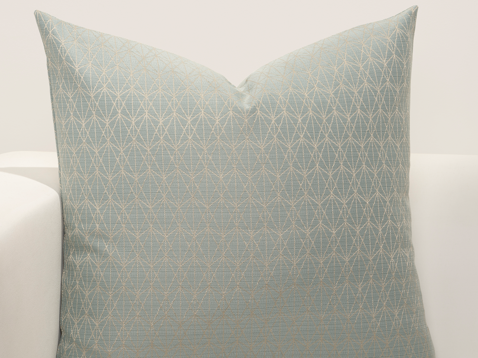 F. Scott Fitzgerald 16X16 Star Attraction Accent Throw Pillow | Light Blue