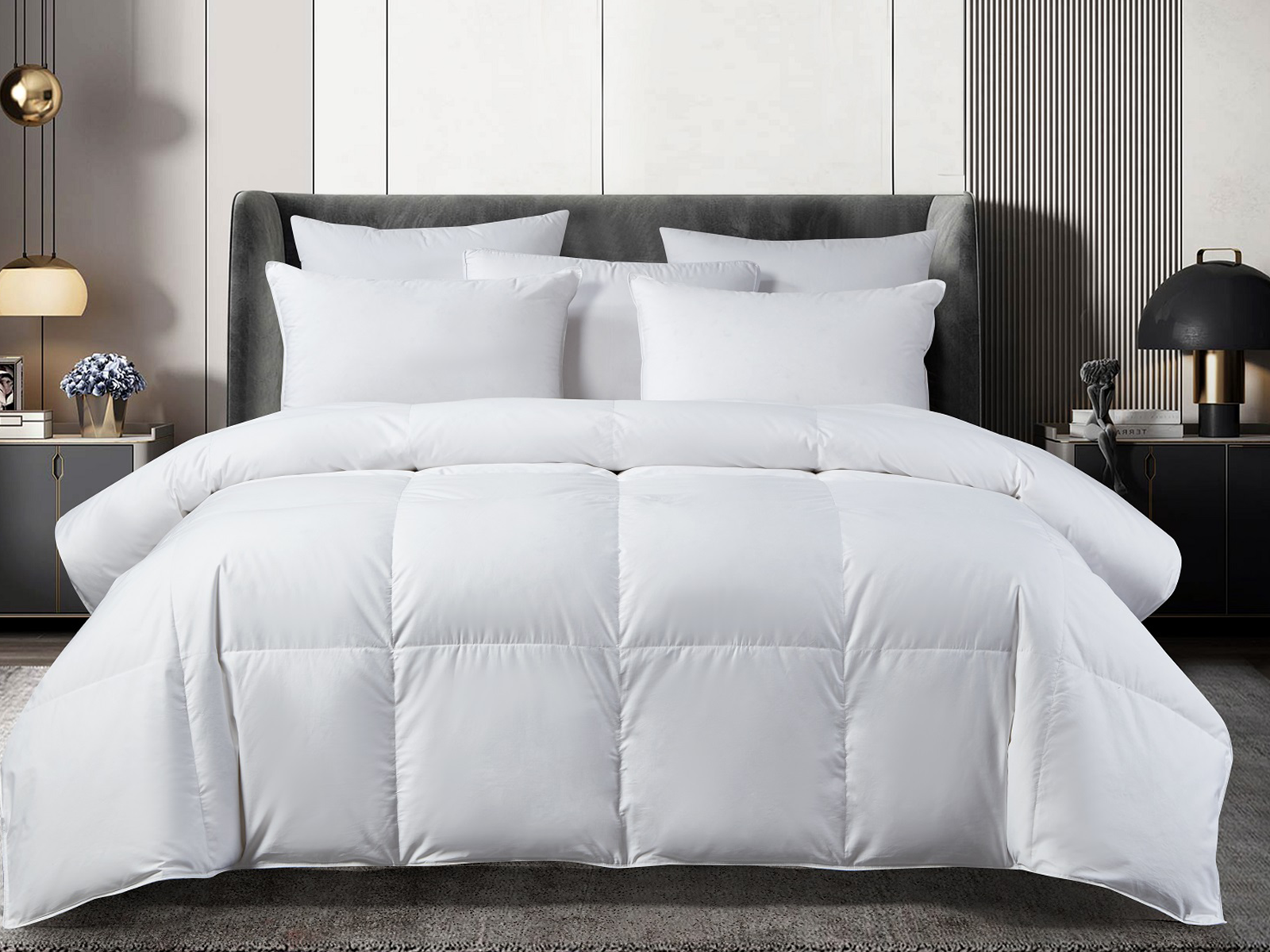 V000260699 Beautyrest Full/Queen European Down Comforter sku V000260699