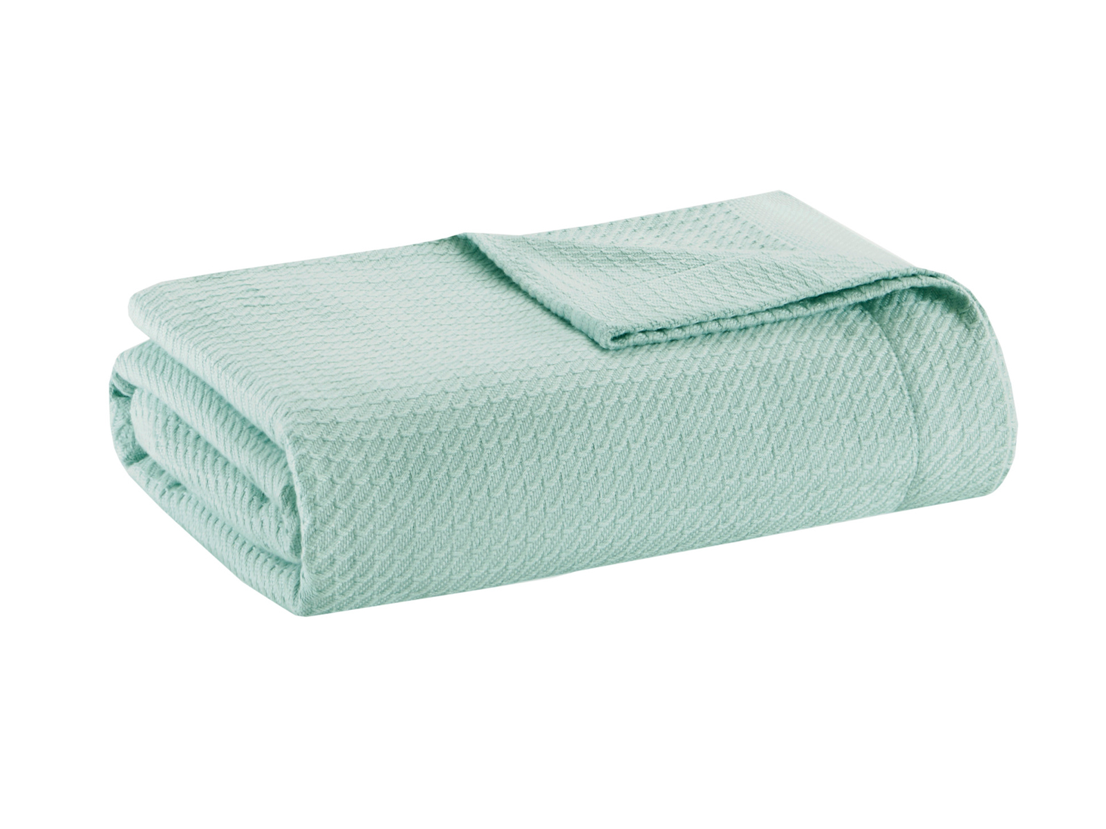 Madison Park King Egyptian Cotton Blanket | Seafoam